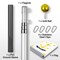 G128 Combo Pack: 16 Ft Telescoping Aluminum Flagpole (Silver) & Rhode Island RI No Golden Border Flag 3x5 Ft, ToughWeave Series Embroidered 300D Polyester | Pole with Flag Included
